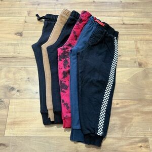 Jumping Beans Kids Joggers - Black, Brown, Red, Blue Size 4T